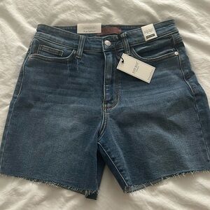 judy blue high waist jean short